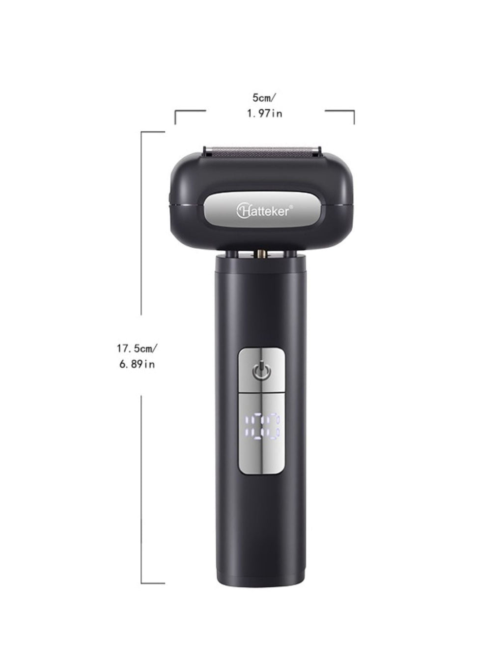 Electric Shaver with LED Display