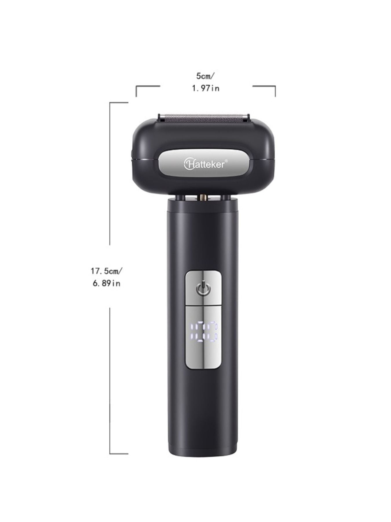 Electric Shaver with LED Display