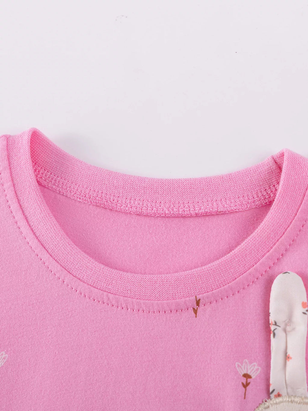 Children's Bunny Applique Casual Dress