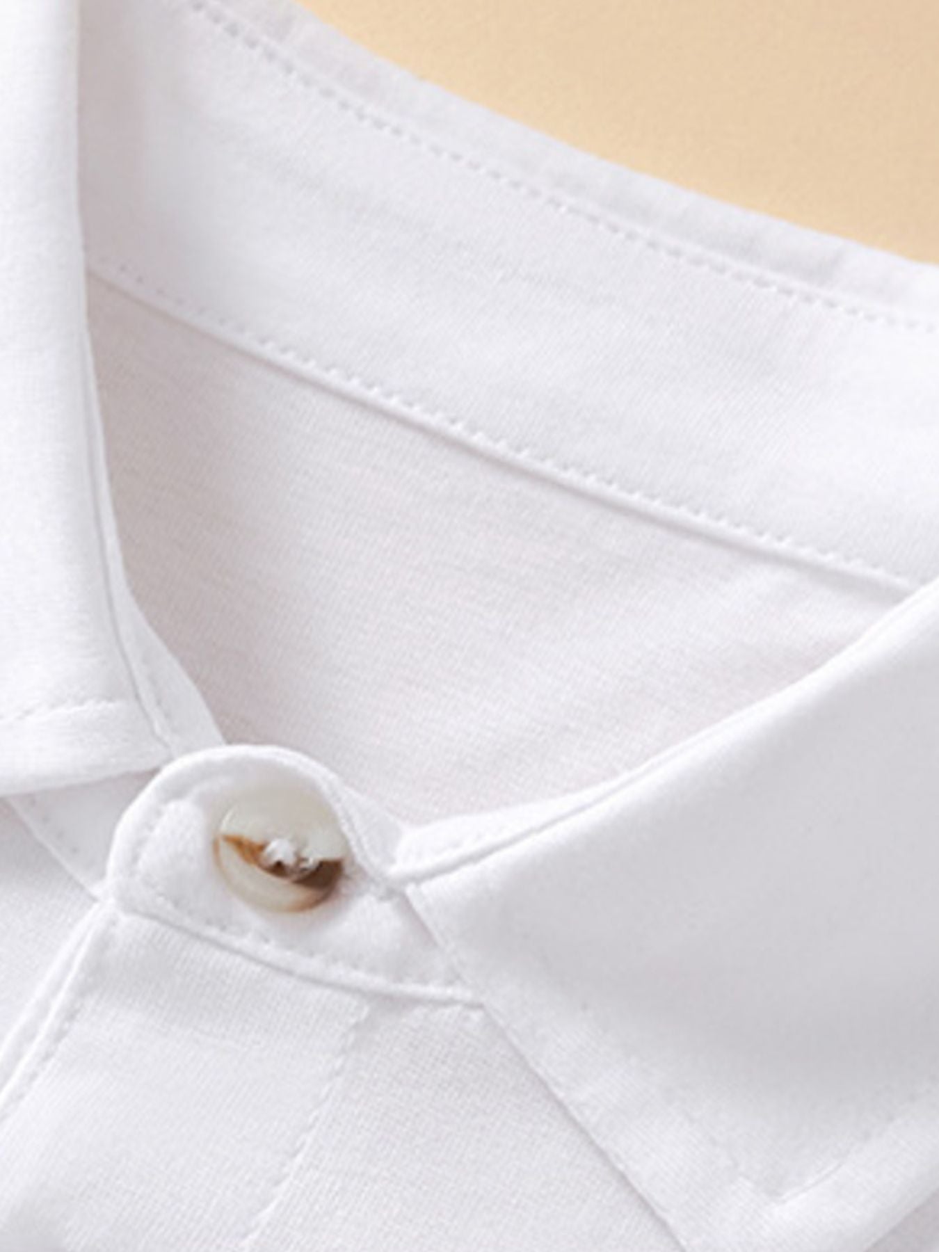 Children's Button Detail Short Sleeve Polo