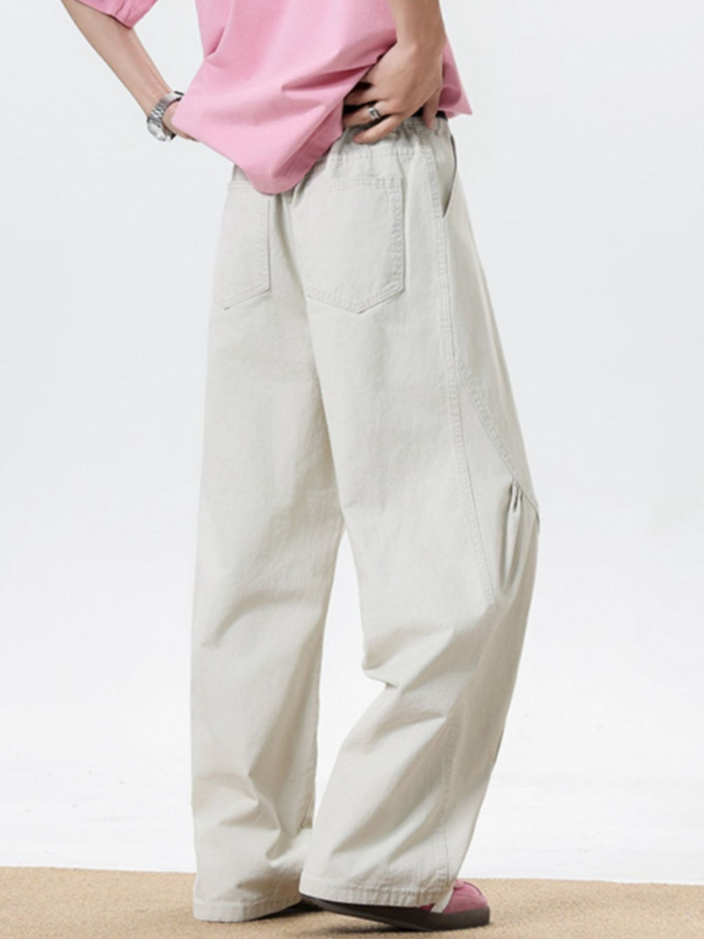 Men's Plus Size Wide Leg Pants
