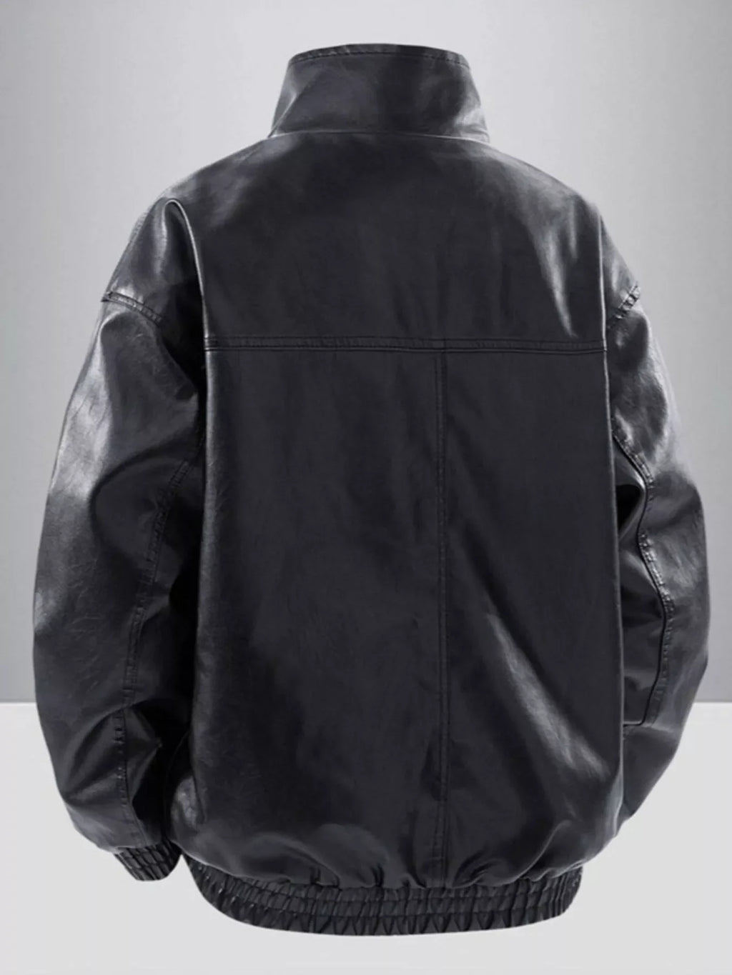 Men's Plus Size Casual Zip Up Jacket