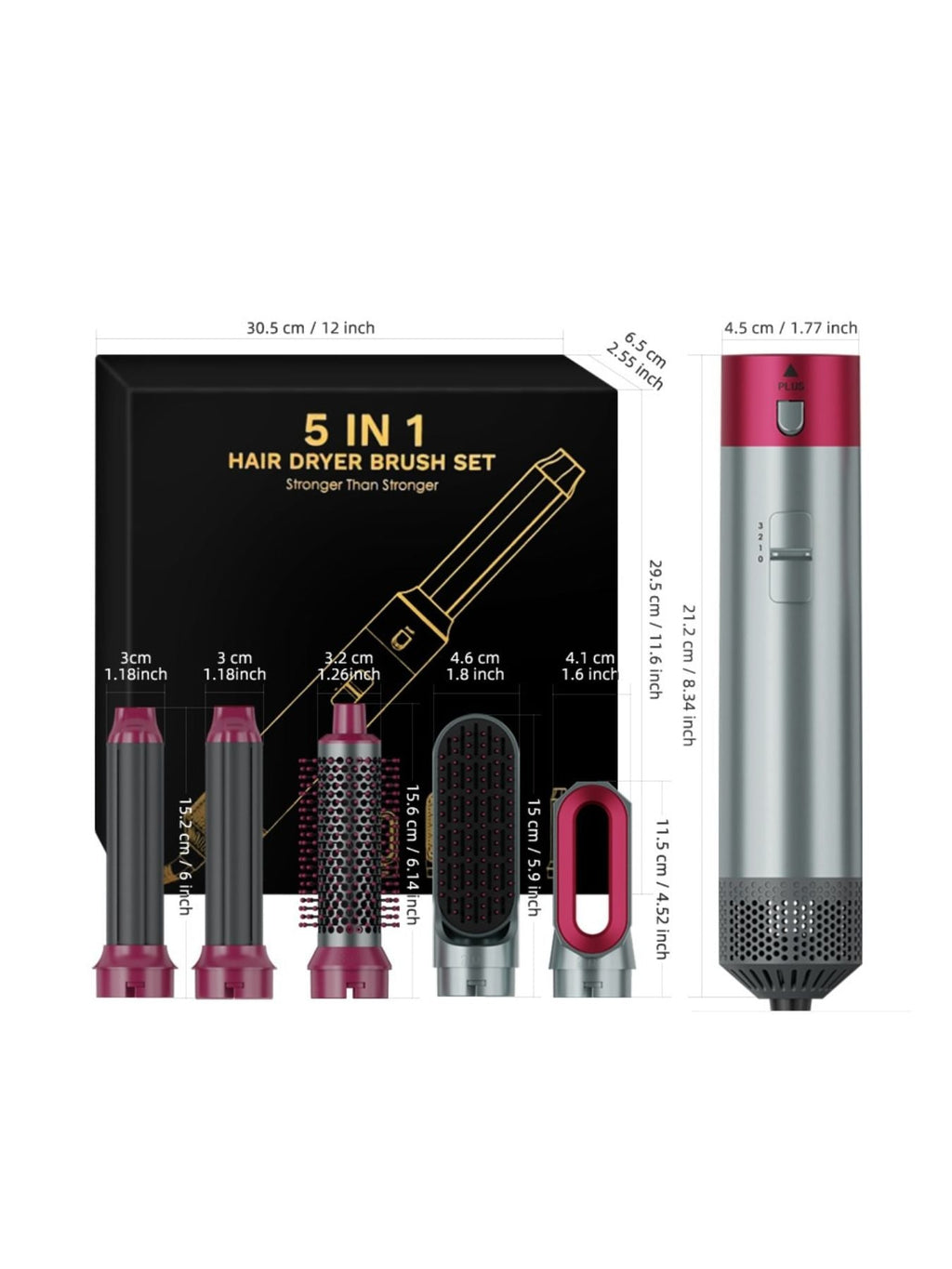 5 in 1 Hot Air Brush