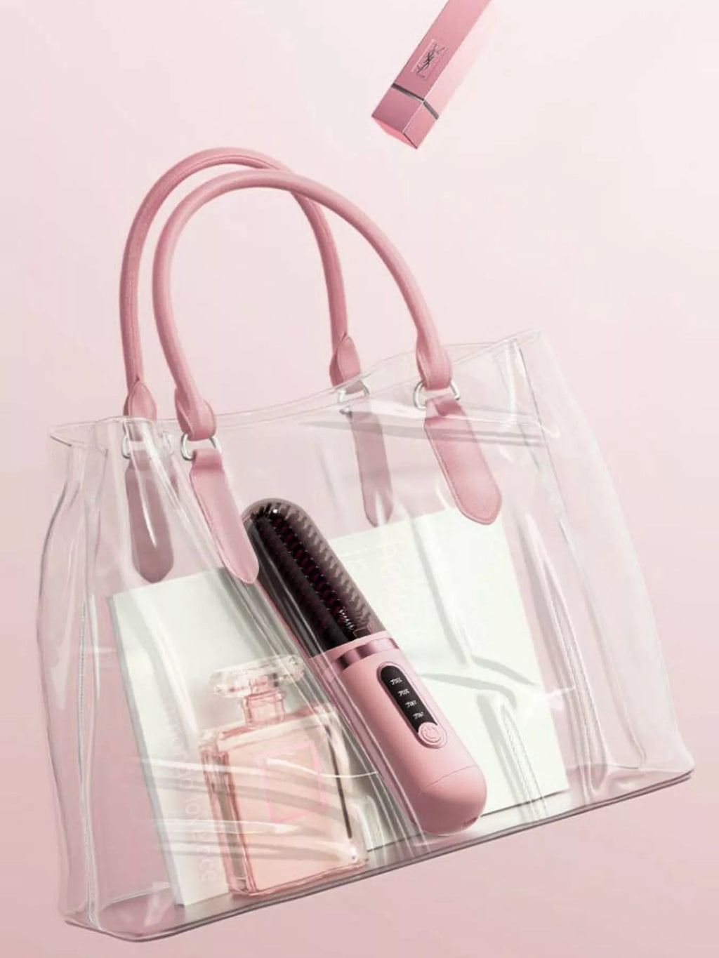 Portable Heated Hair Straightening Comb