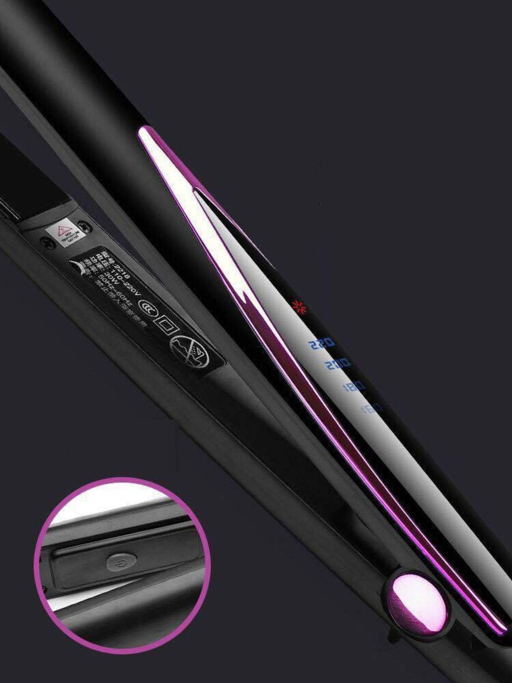 Adjustable Temperature Hair Straightener