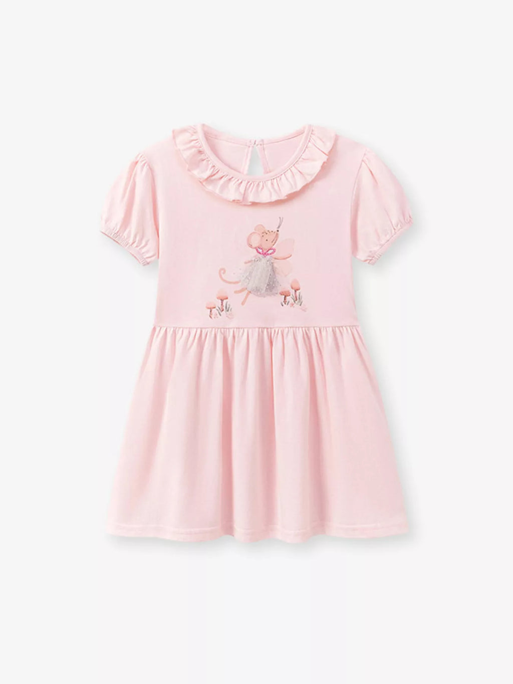 Children's Mouse Fairy Puff Sleeve Dress