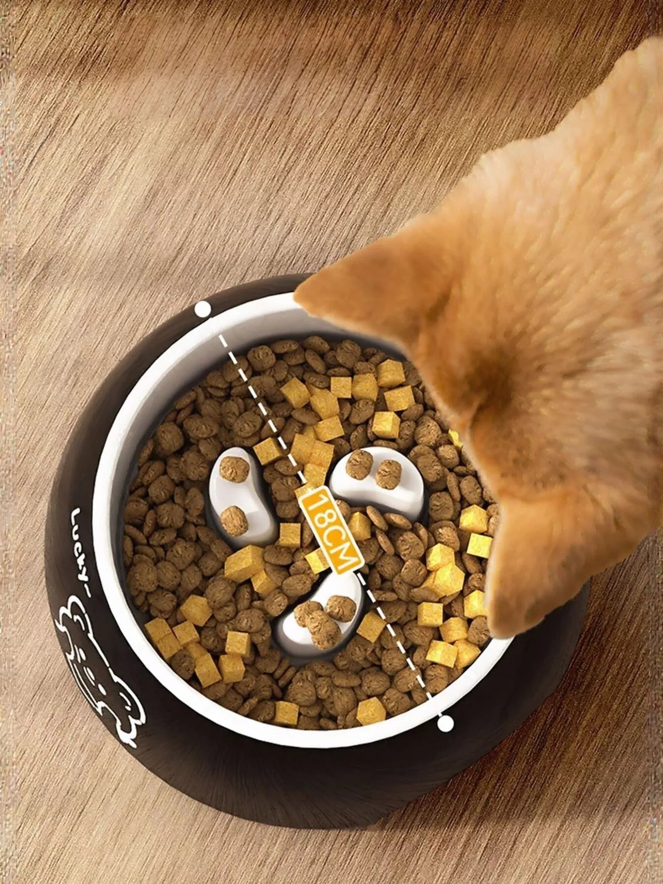 Cute Cartoon Pattern Pet Bowl