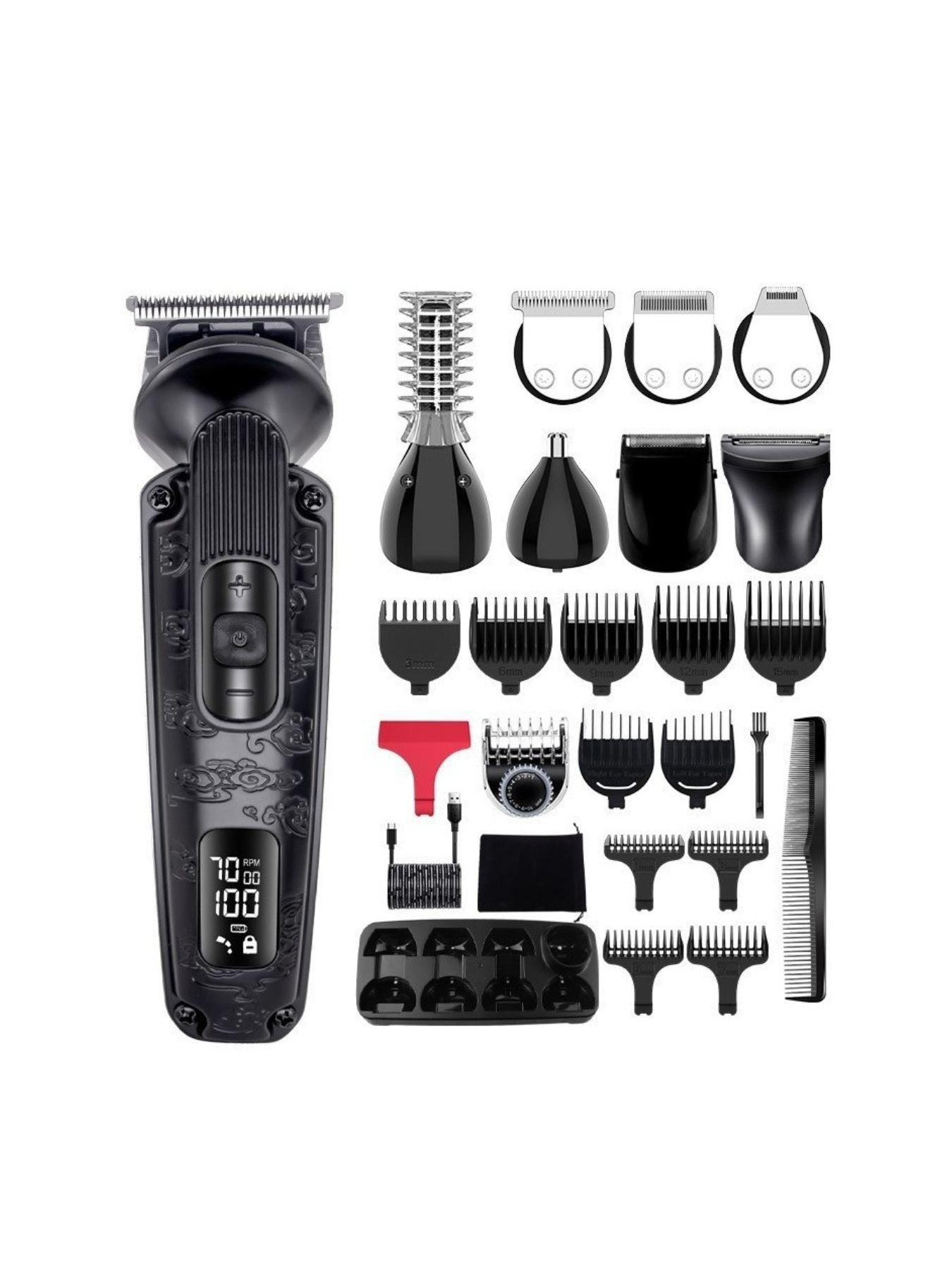 LED Display Hair Clipper