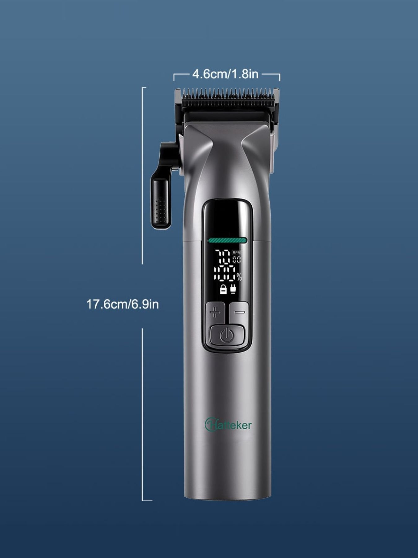 Cordless Hair Clipper with LED Display