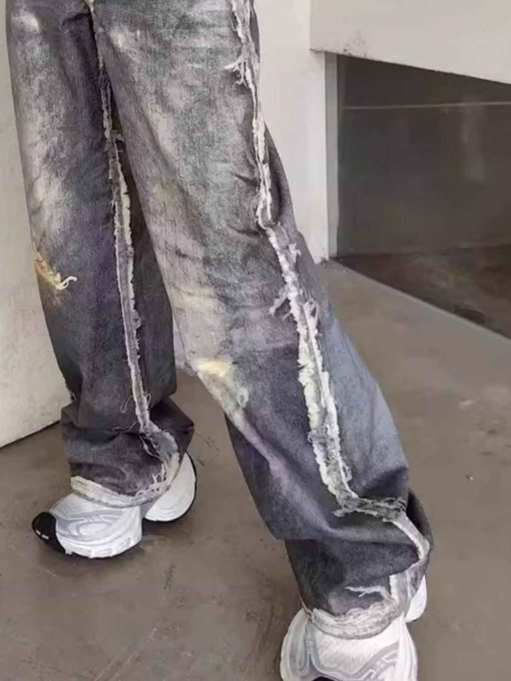 Men's Full Size Wide Leg Jeans Plus Size