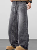 Men's Plus Size Wide Leg Jeans