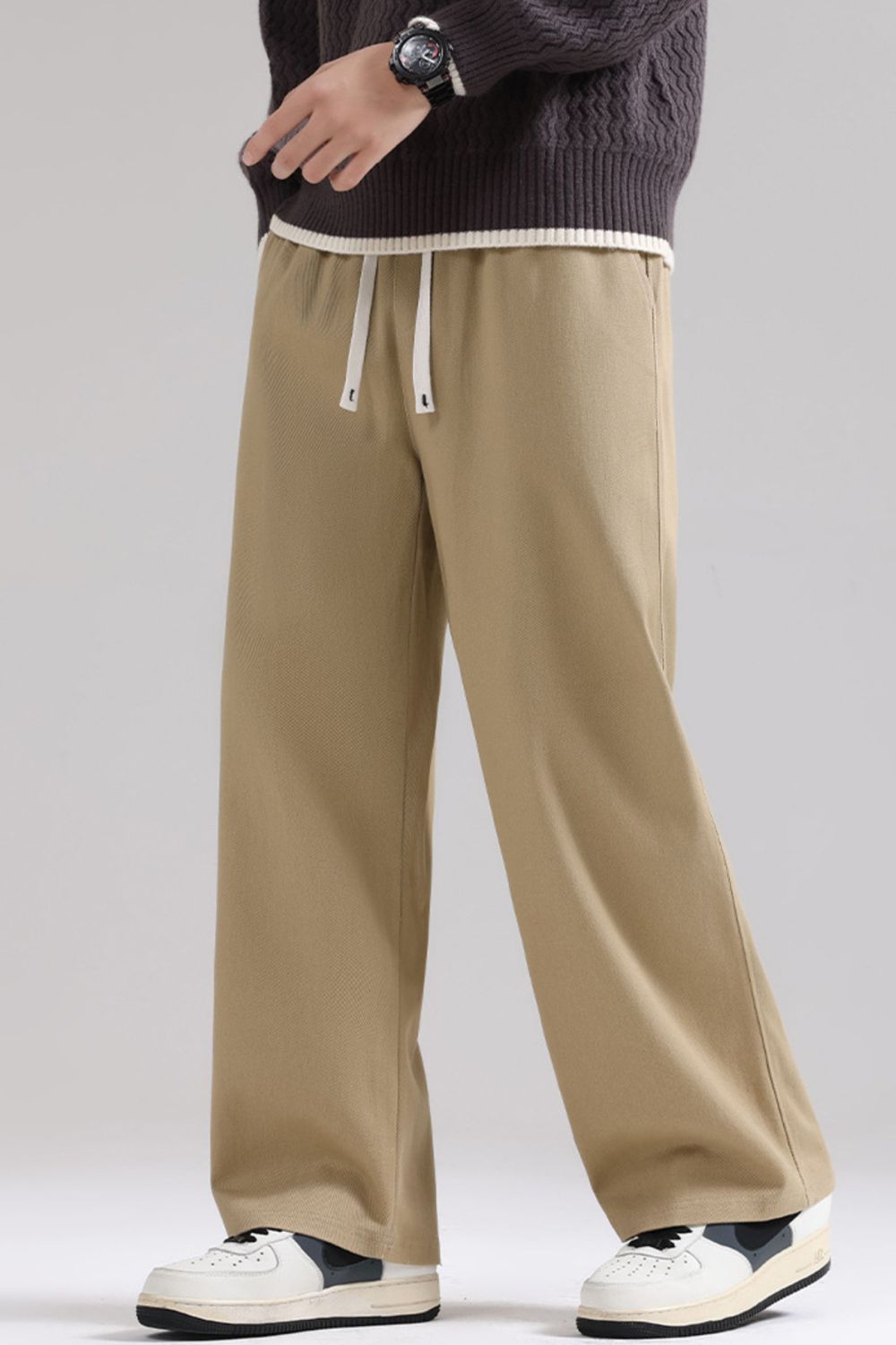 Men's Plus Size Relaxed Fit Drawstring Pants