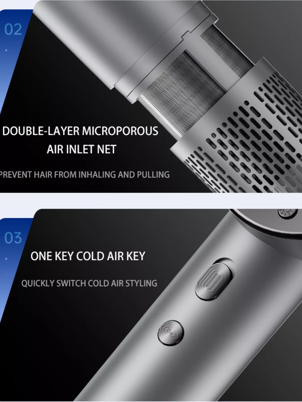 Intelligent Temperature Control High-Speed Hair Dryer