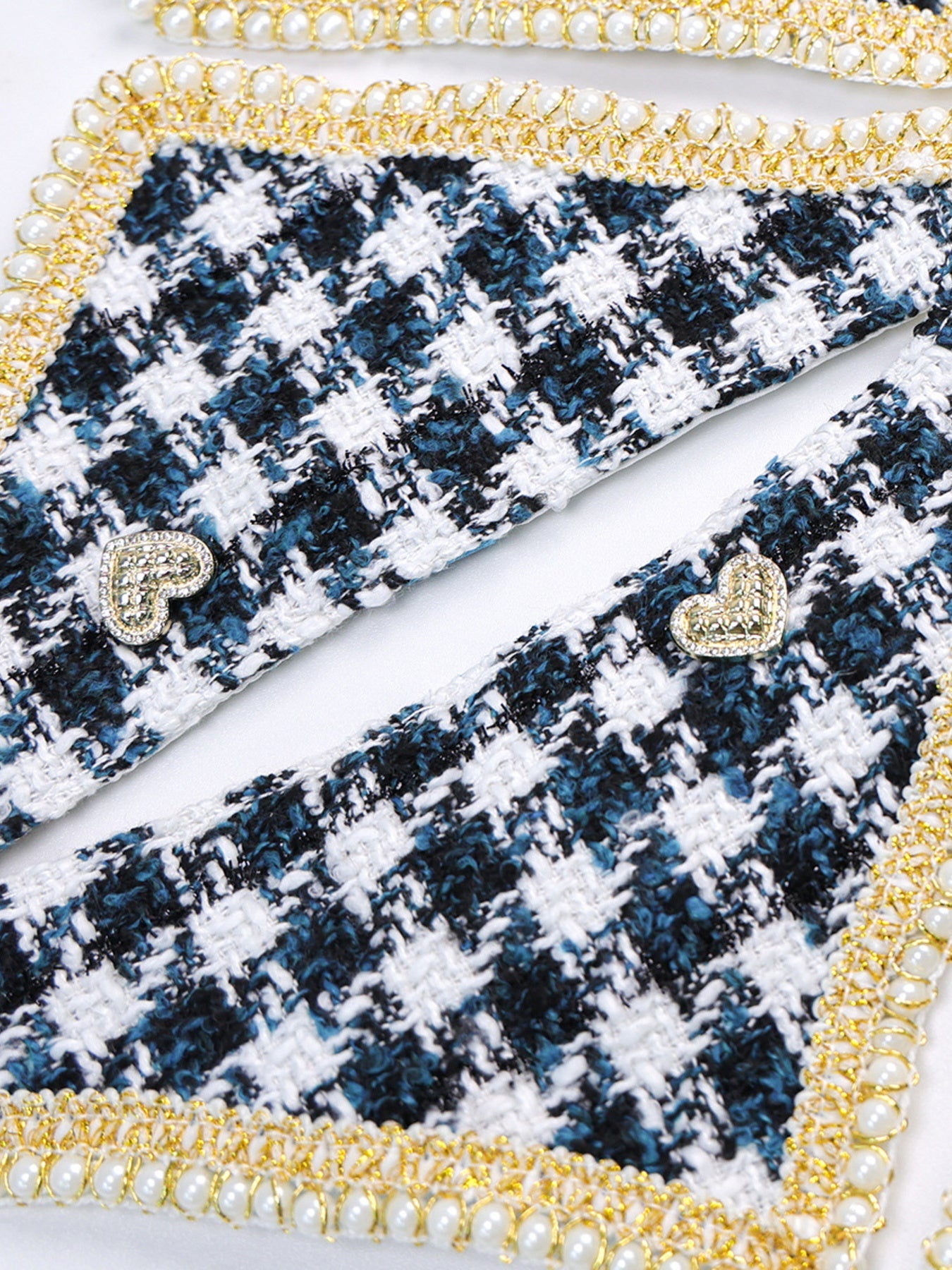 Triangle Tweed Pet Scarf