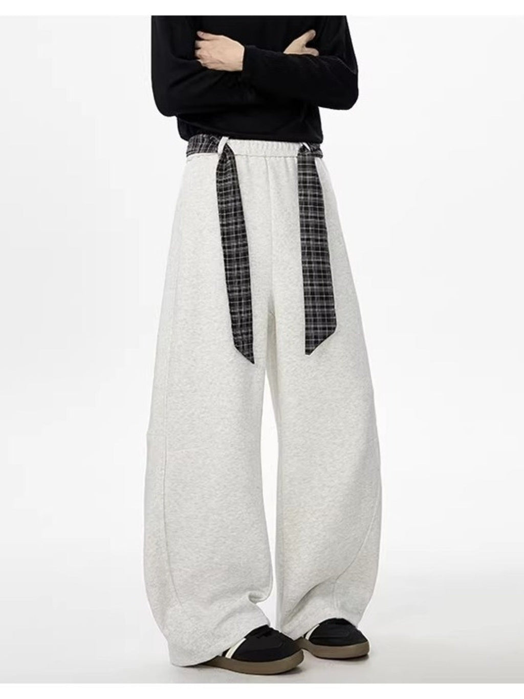 Men's Plus Size Wide Leg Pants