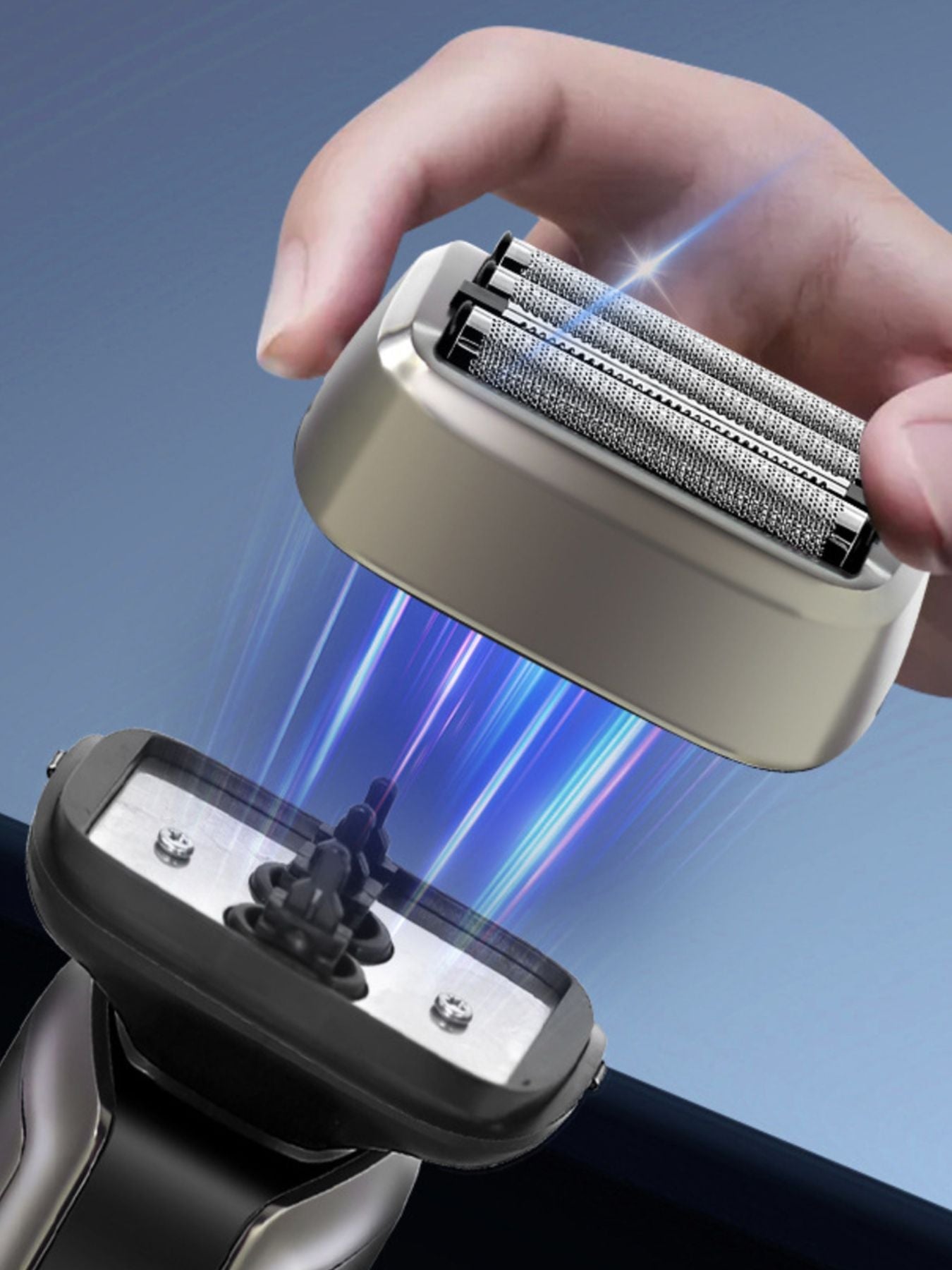 Electric Shaver with LED Display