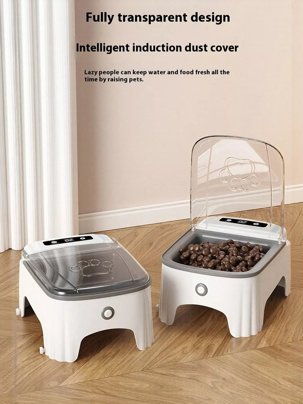 Automatic Pet Feeder with Elevated Bowl