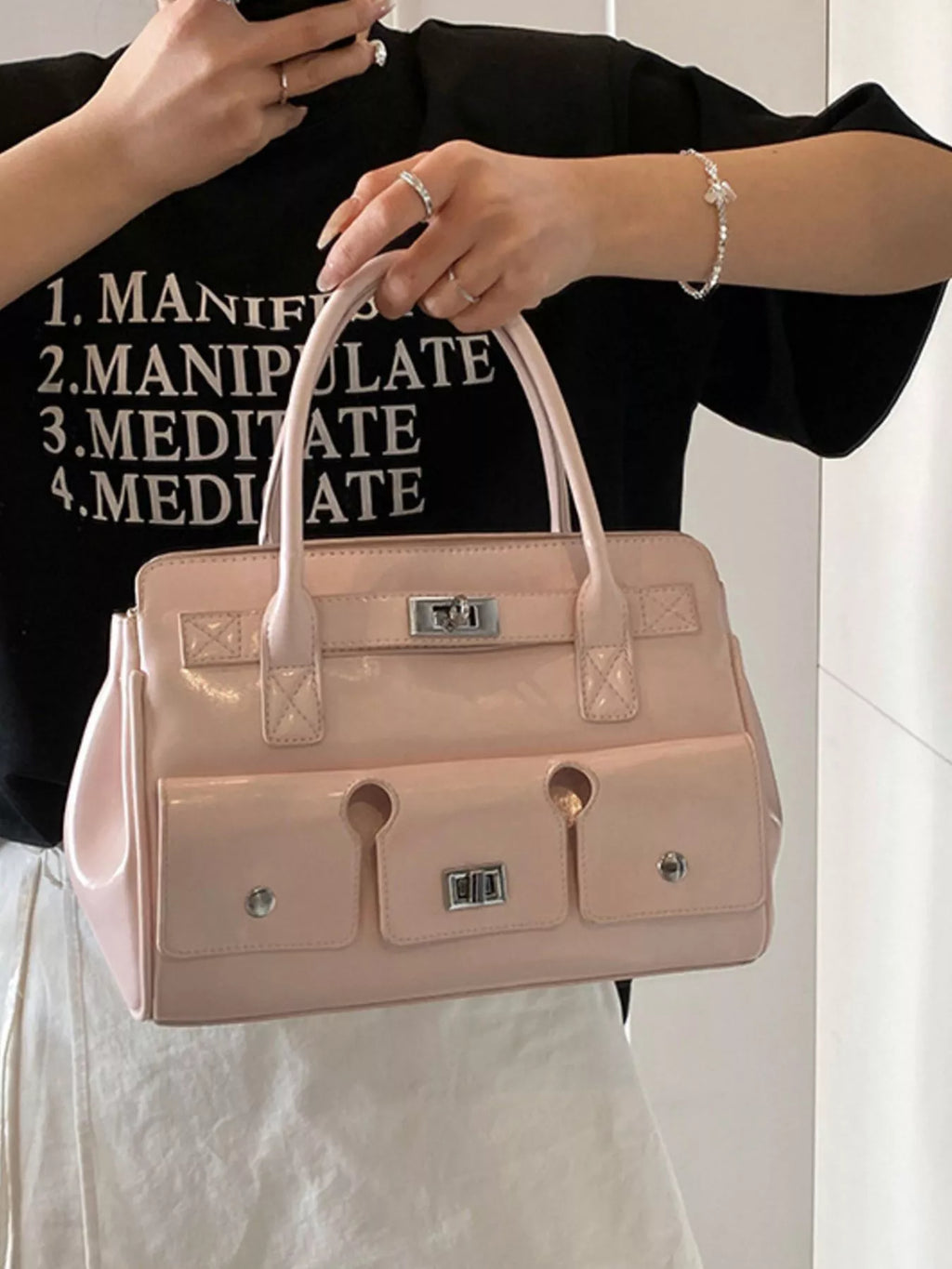 Top Handle Shoulder Bag