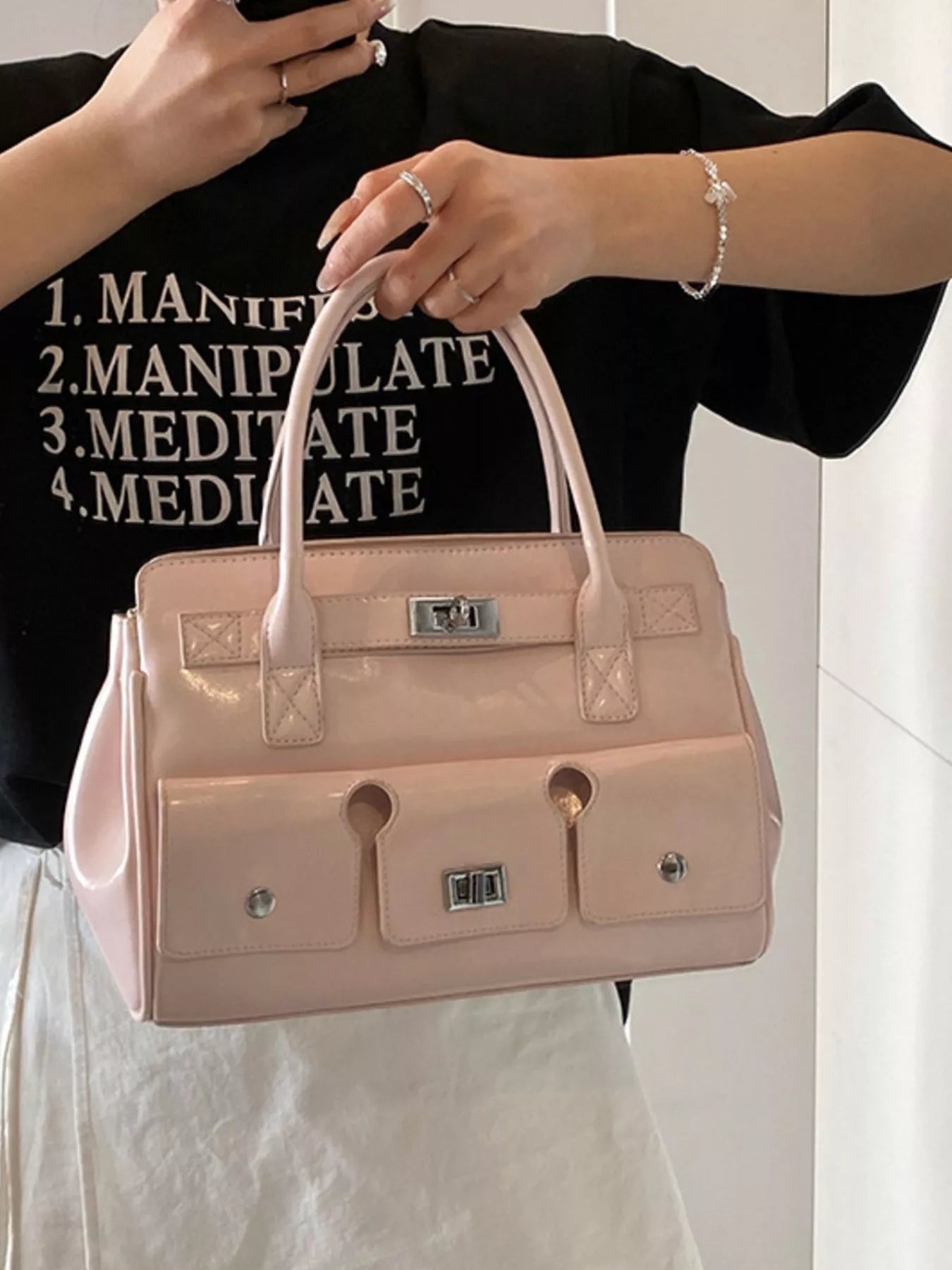 Top Handle Shoulder Bag