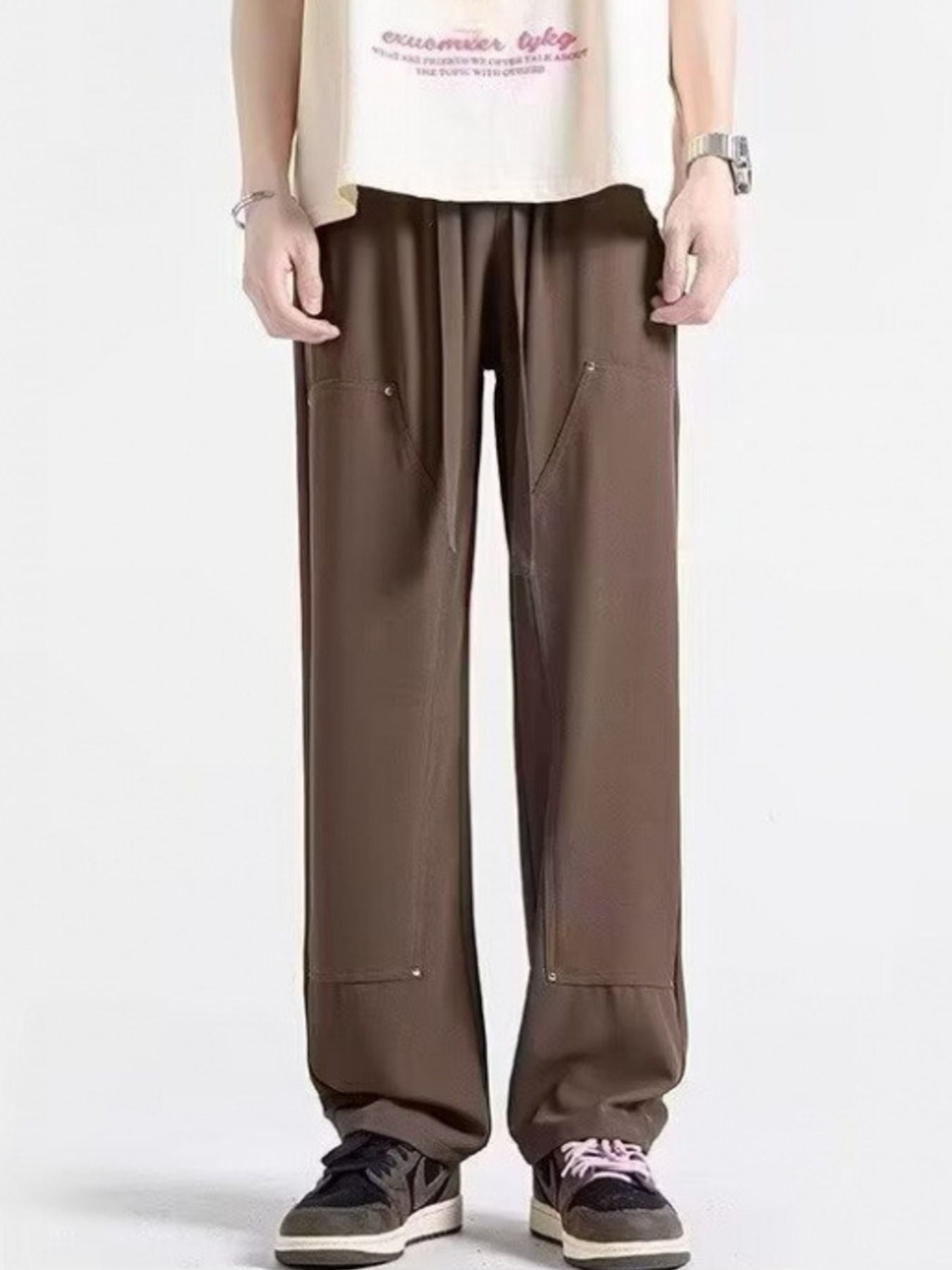 Men's Casual Loose Fit Drawstring Pants