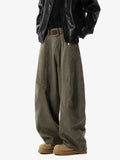 Men's Full Size Vintage Wide Leg Pants Plus Size