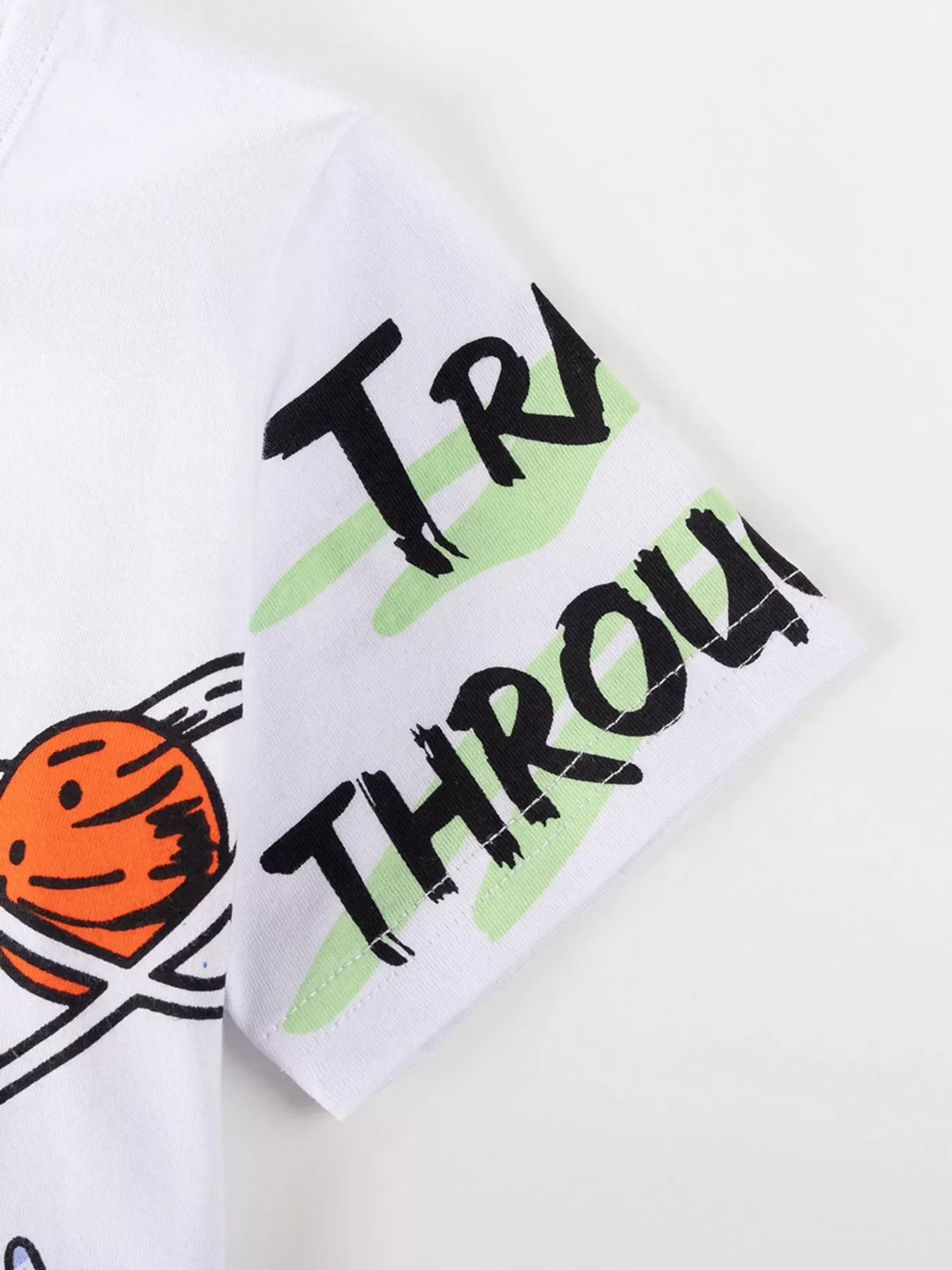 Children's Printed Short Sleeve Tee and Shorts Set