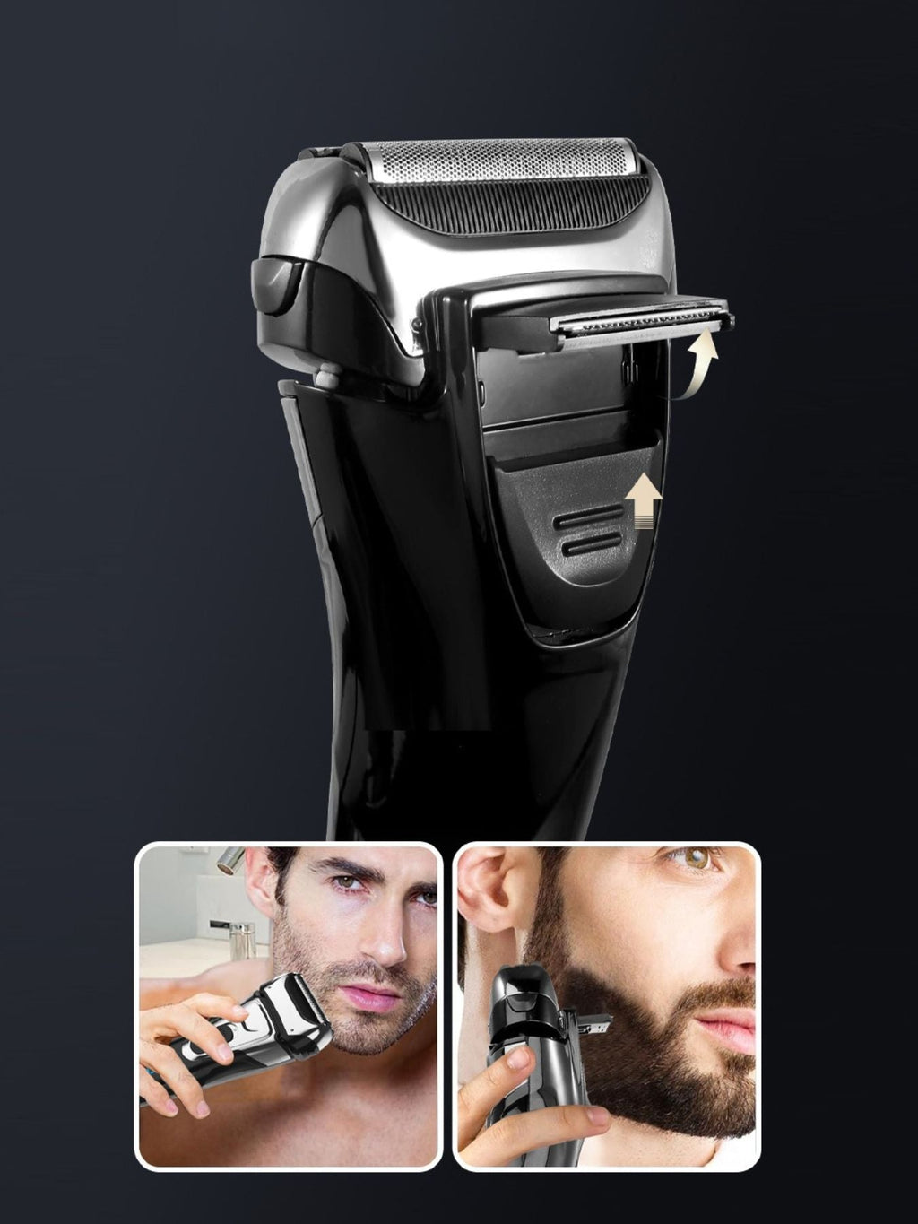 Electric Foil Shaver with LED Display