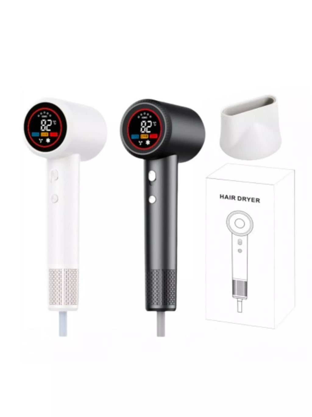 Smart Temperature Control Household Hair Dryer