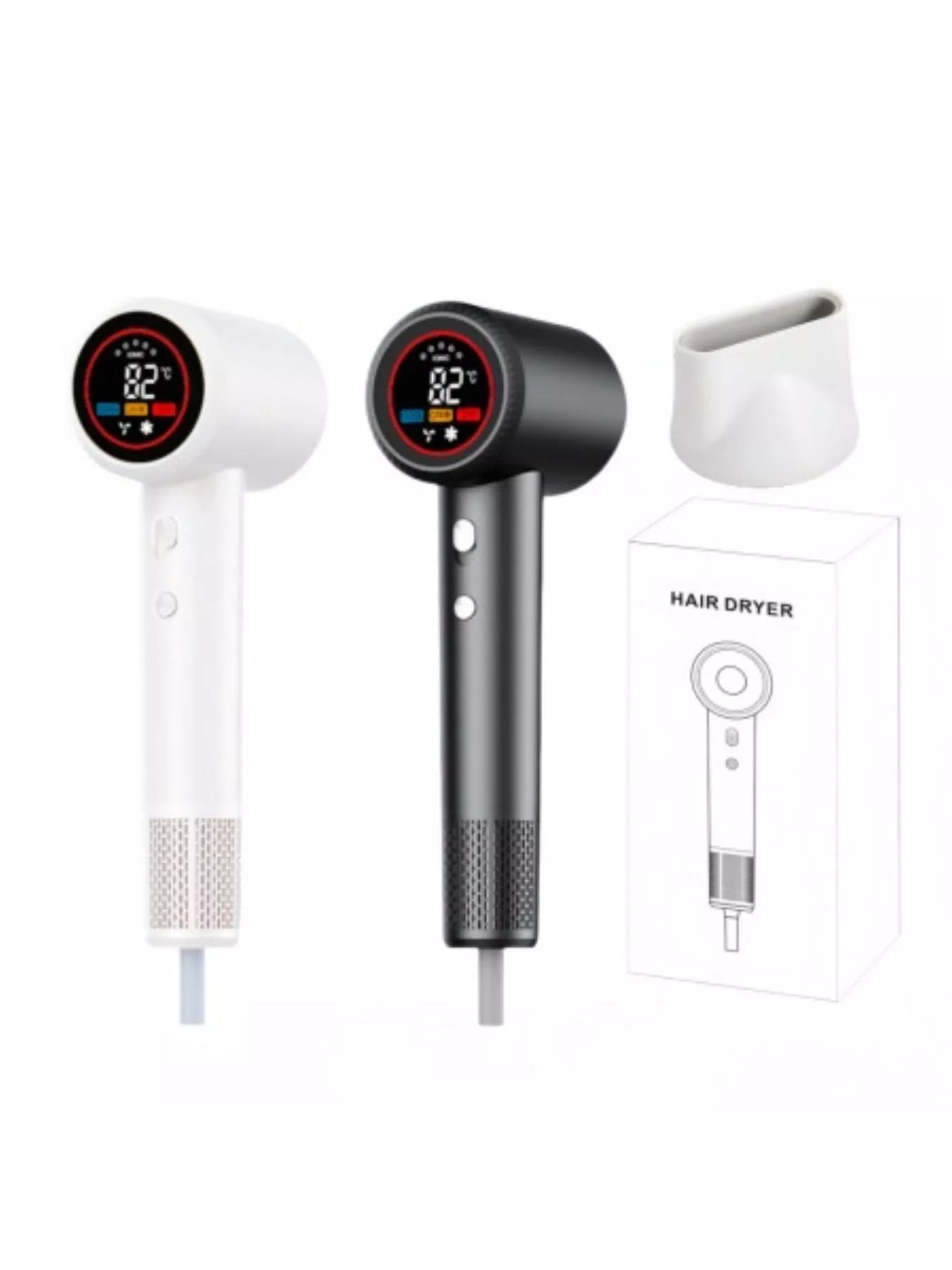Smart Temperature Control Household Hair Dryer