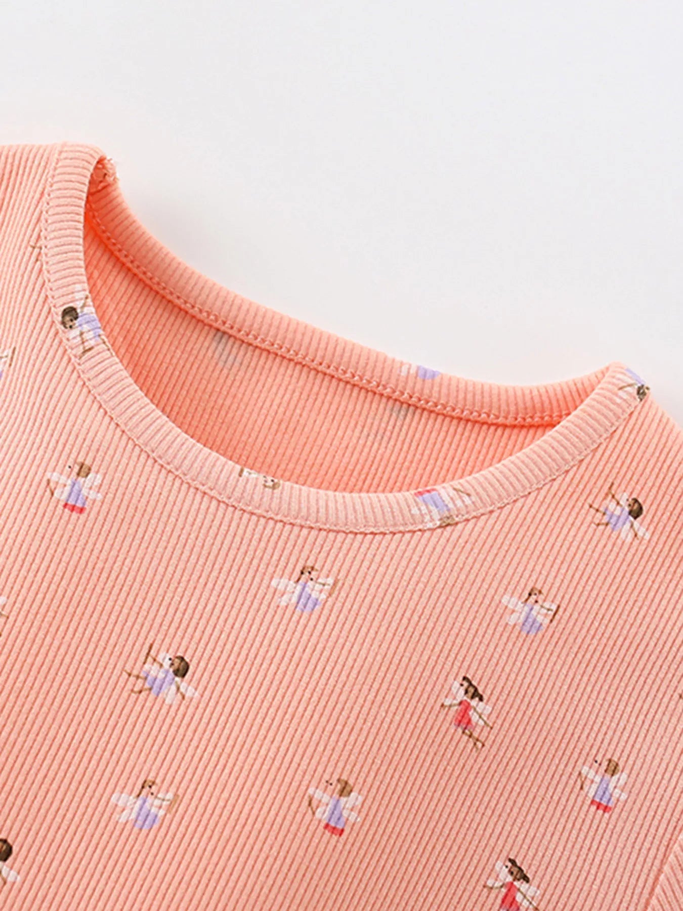 Children's Printed Tulle Layered Dress