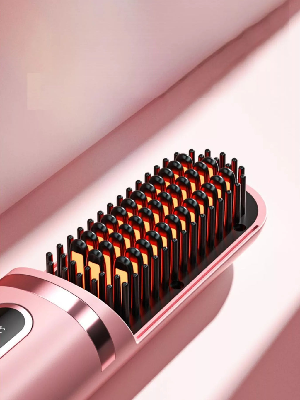 Portable Heated Hair Straightening Comb