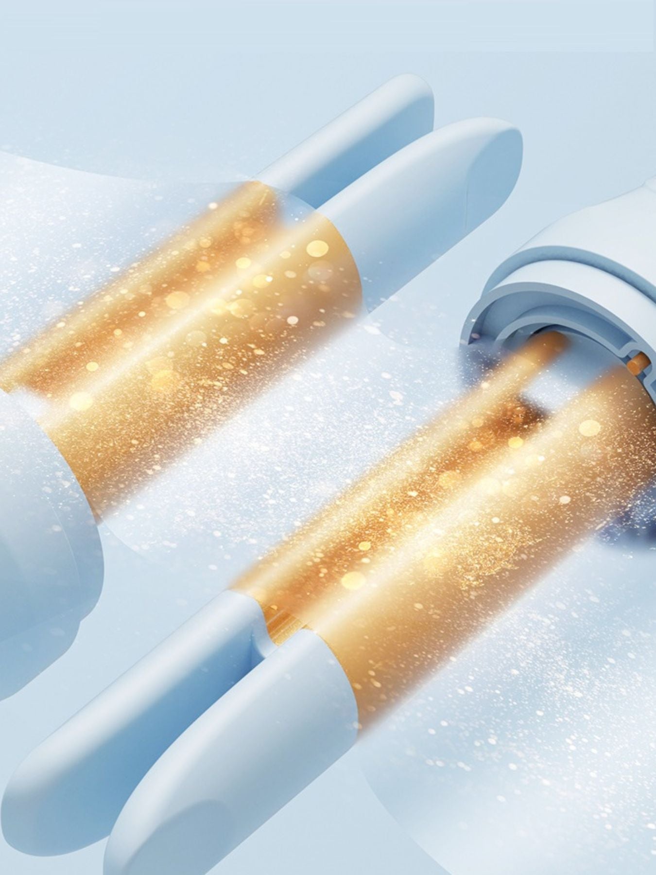 Rotating Ceramic Hair Curling Iron