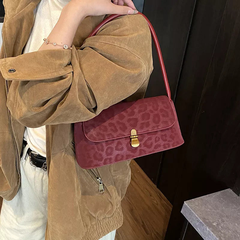 Leopard Print Shoulder Bag