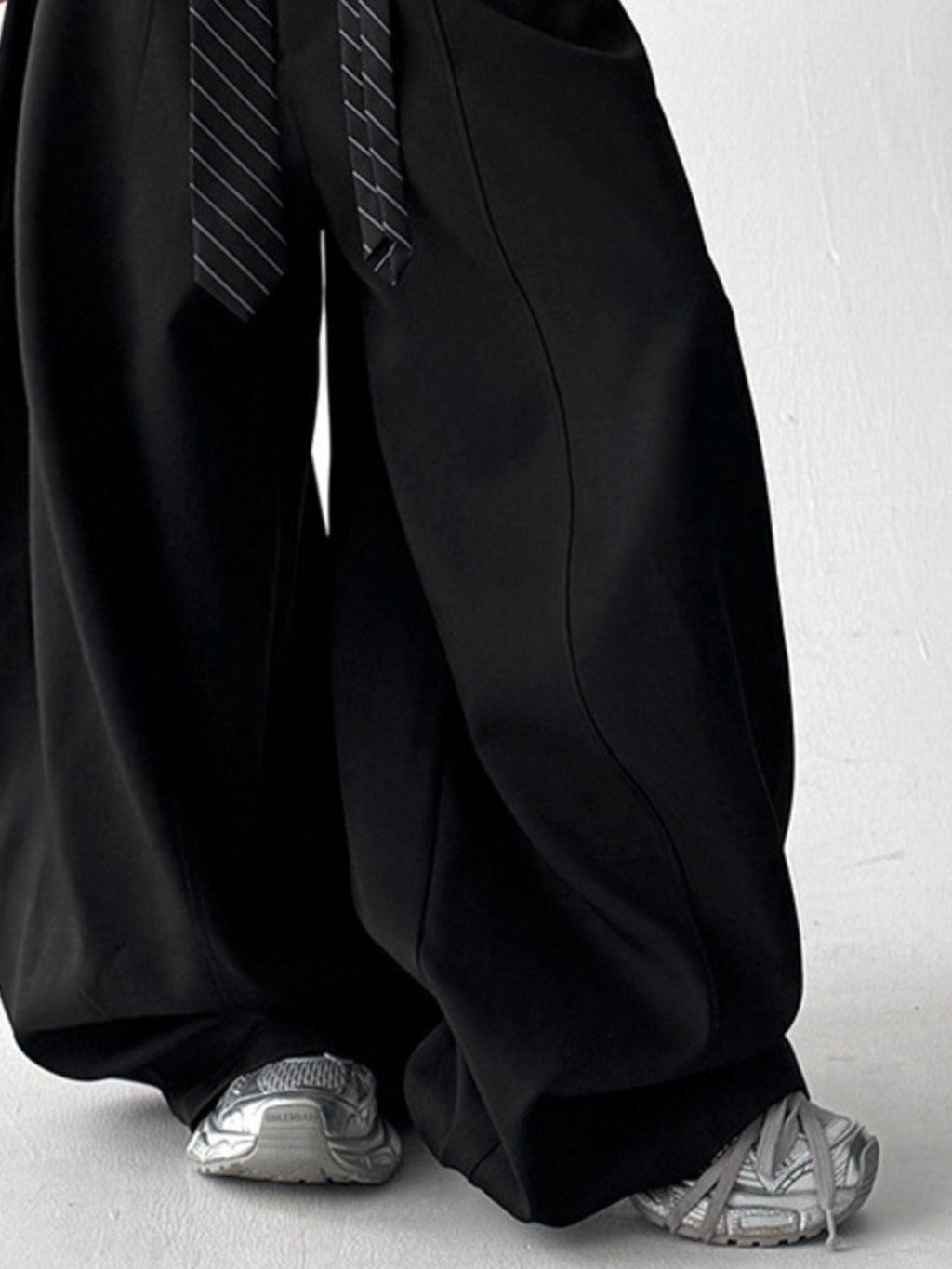 Men's Plus Size Wide Leg Pants