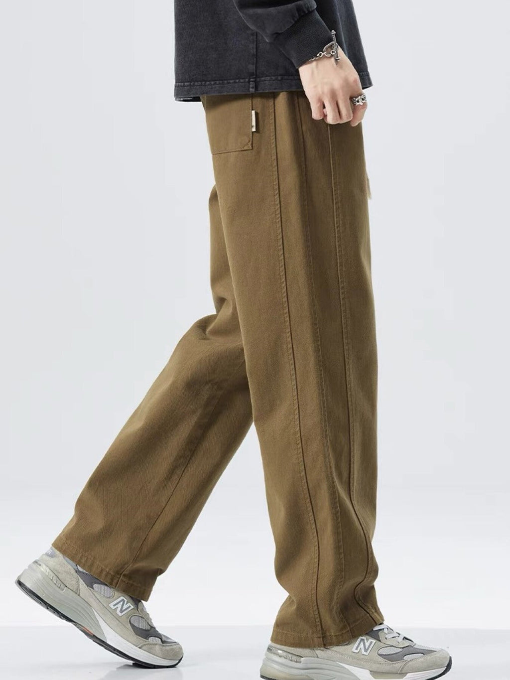 Men's Plus Size Loose Fit Drawstring Casual Pants