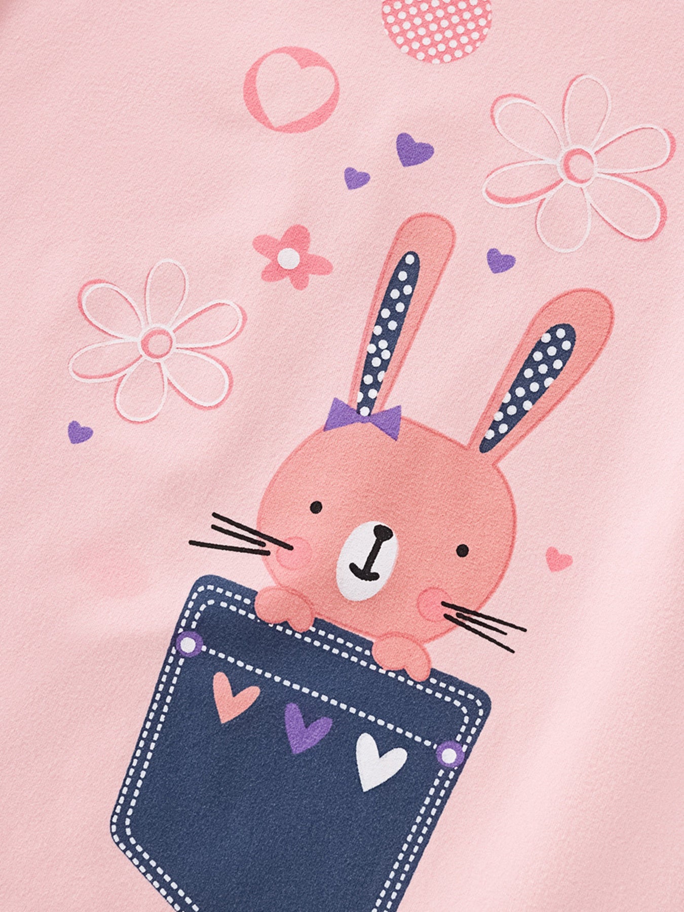 Children's Bunny Graphic Short Sleeve Tee
