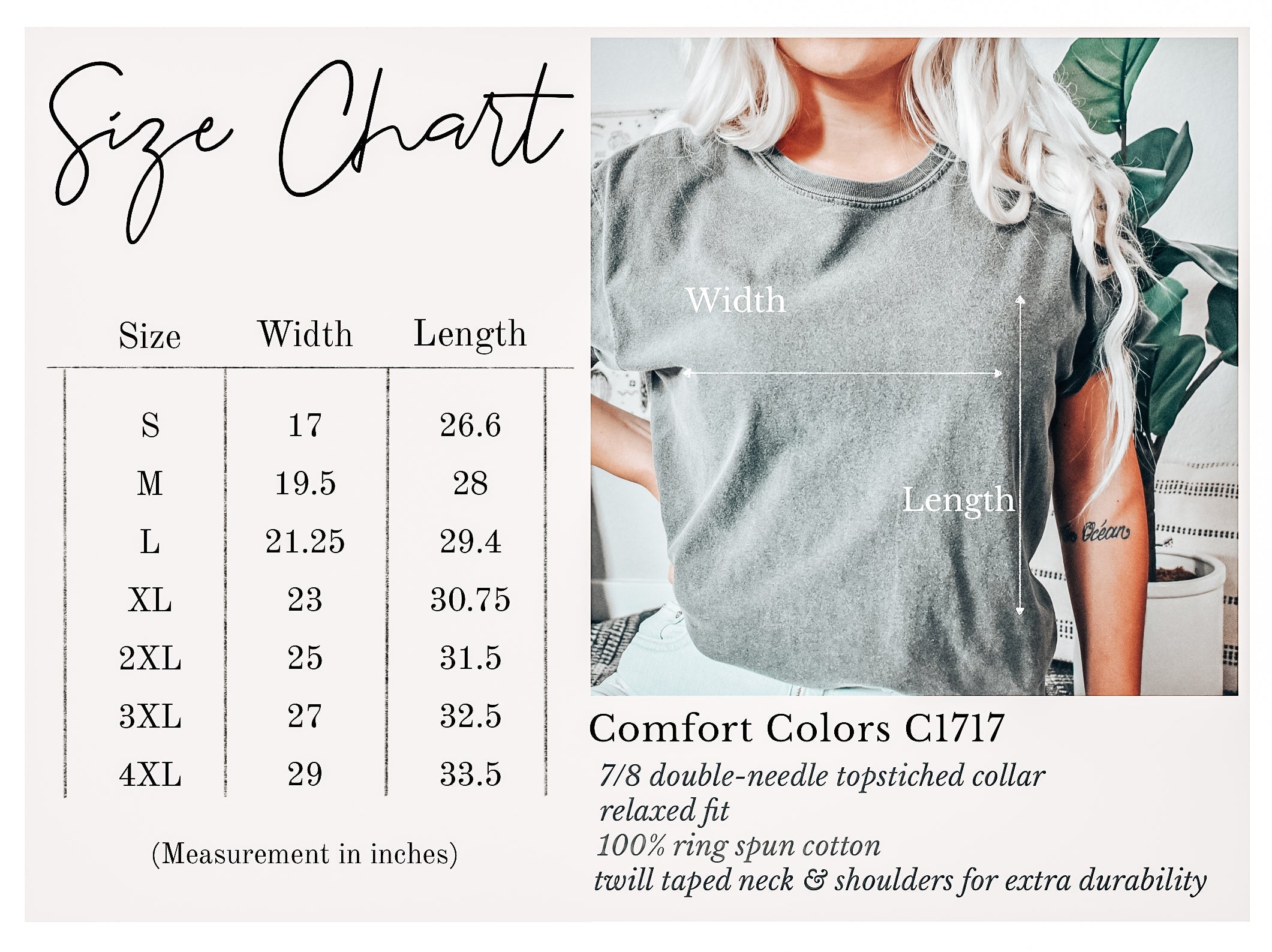 Boho Folk Art Chic Flower Comfort Colors Tee