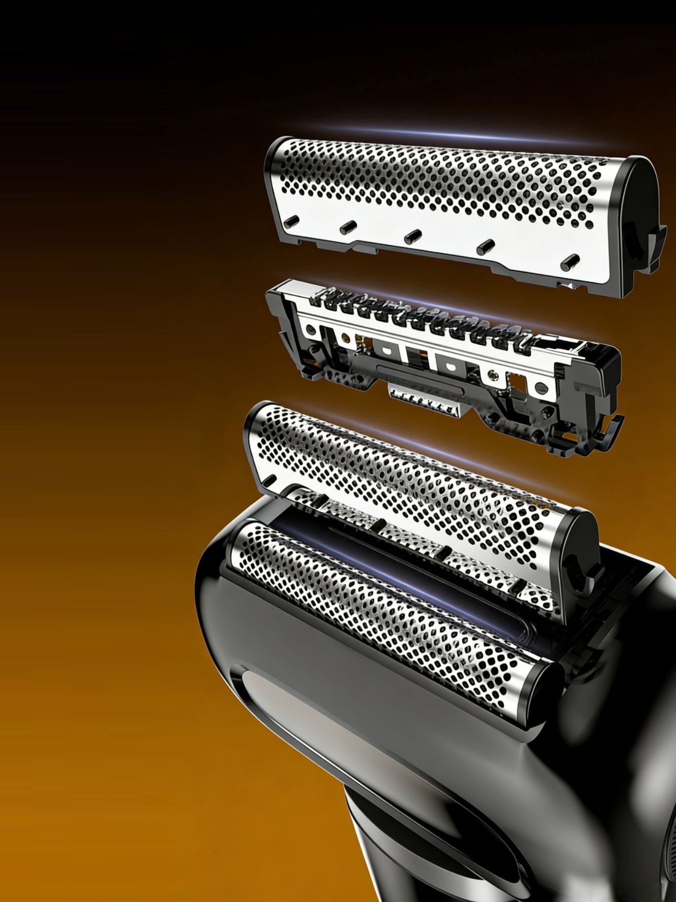 Rechargeable Electric Foil Shaver with Digital Display
