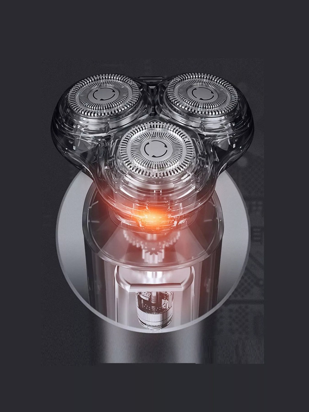 3-Head Rotary Electric Shaver