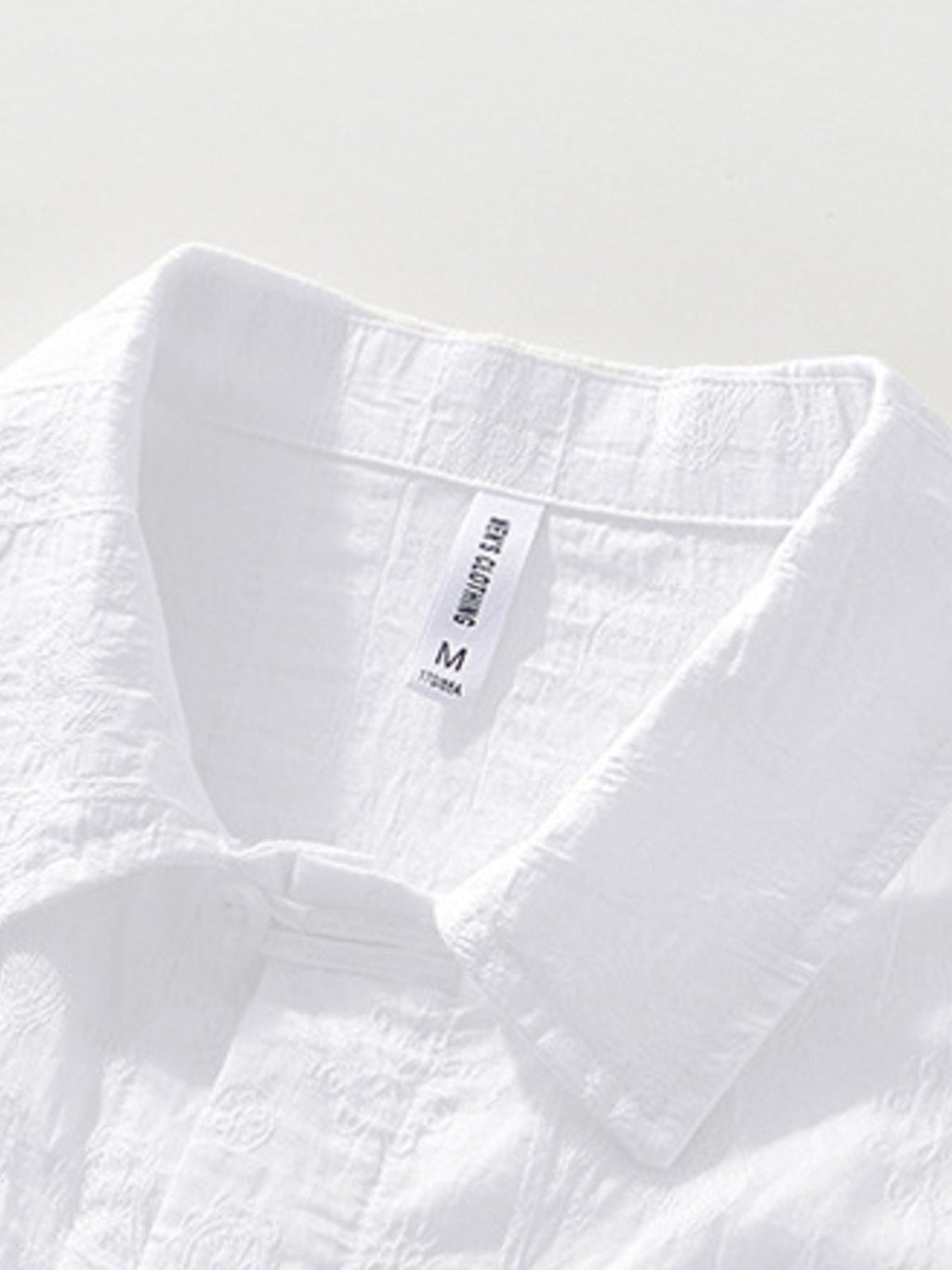 Men's Plus Size Casual Button Up Short Sleeve Shirt