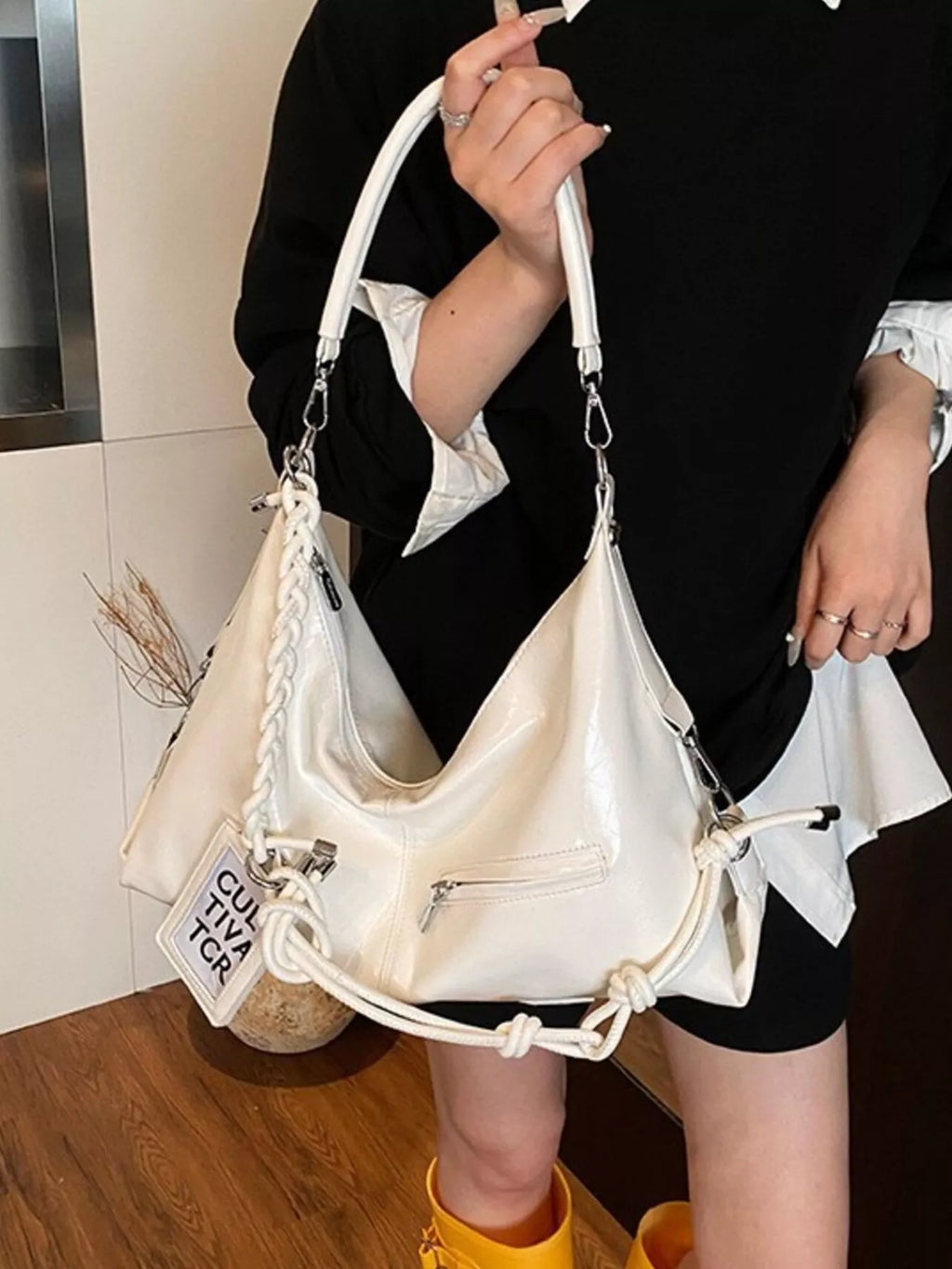PU Leather Shoulder Bag