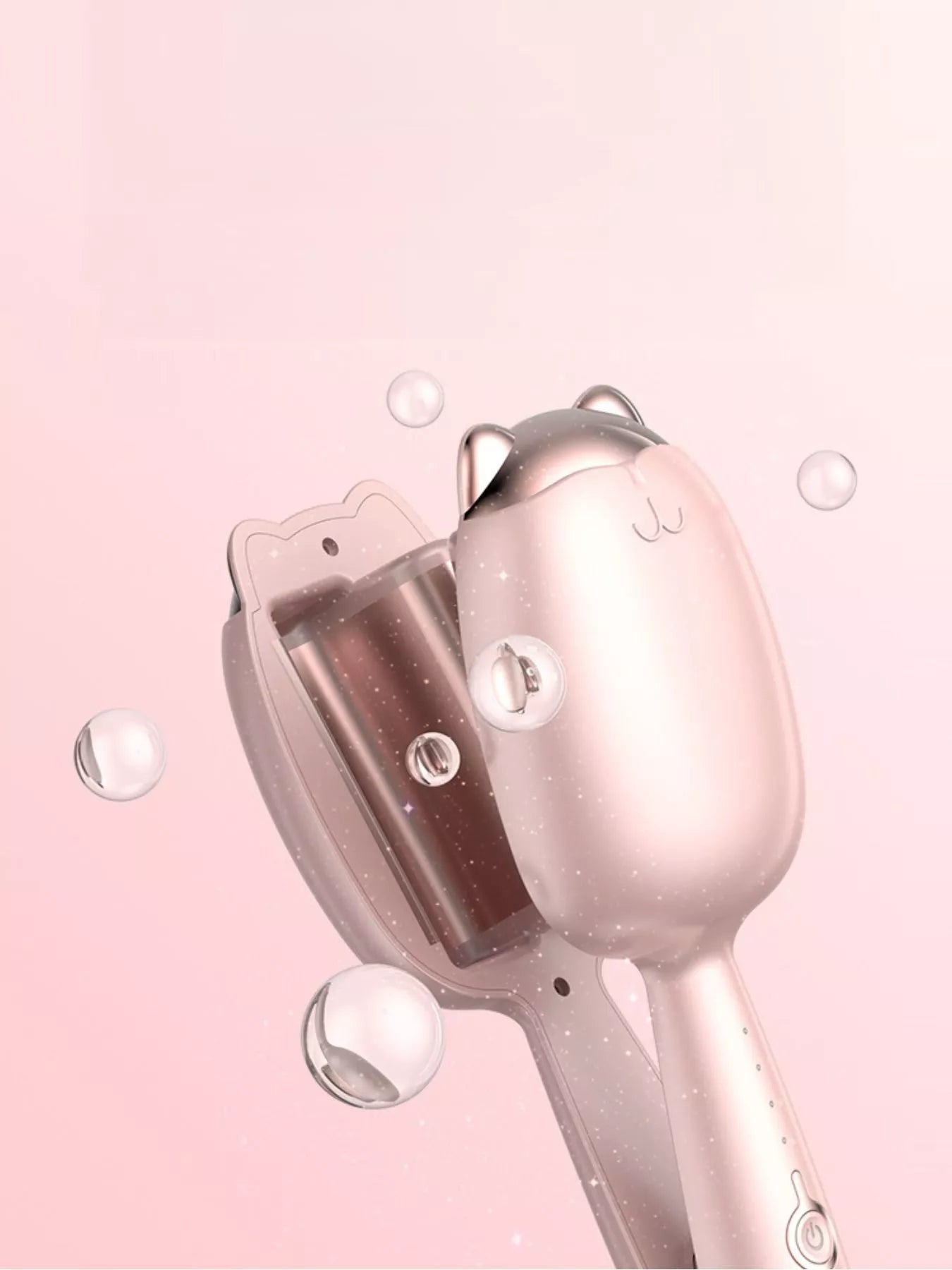 Cat Shaped Heated Curling Iron