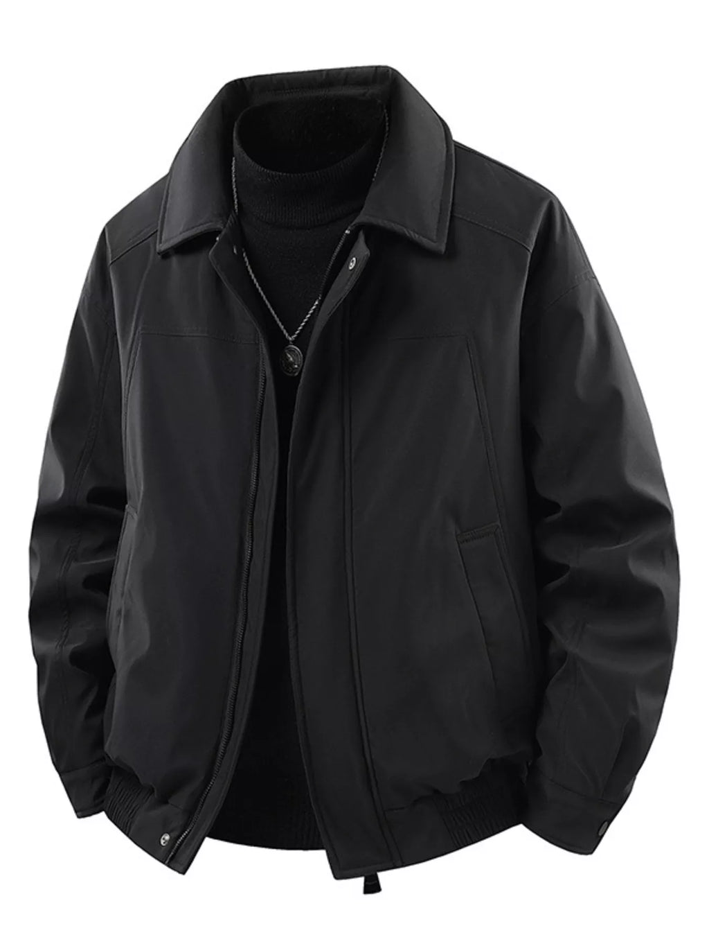 Men's Zip Up Casual Jacket