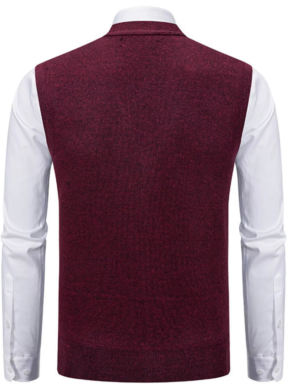 Men's Plus Size Classic Argyle Pattern Knitted Sweater Vest