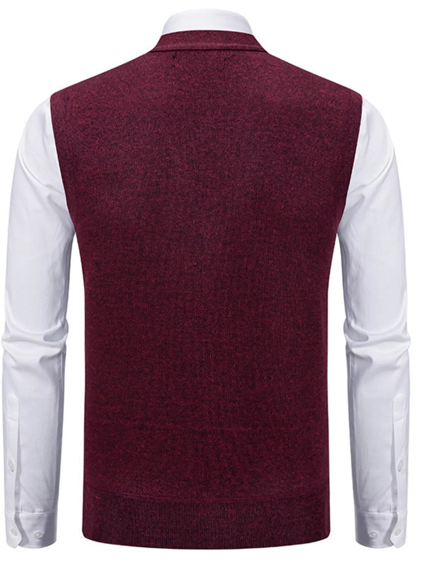Men's Plus Size Classic Argyle Pattern Knitted Sweater Vest