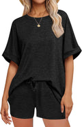 👕 Oversized T-Shirt & Drawstring Shorts Set – Ultimate Casual Comfort