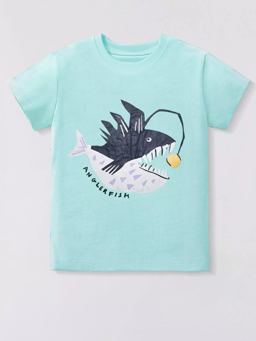Children's Anglerfish Graphic Short Sleeve T-Shirt
