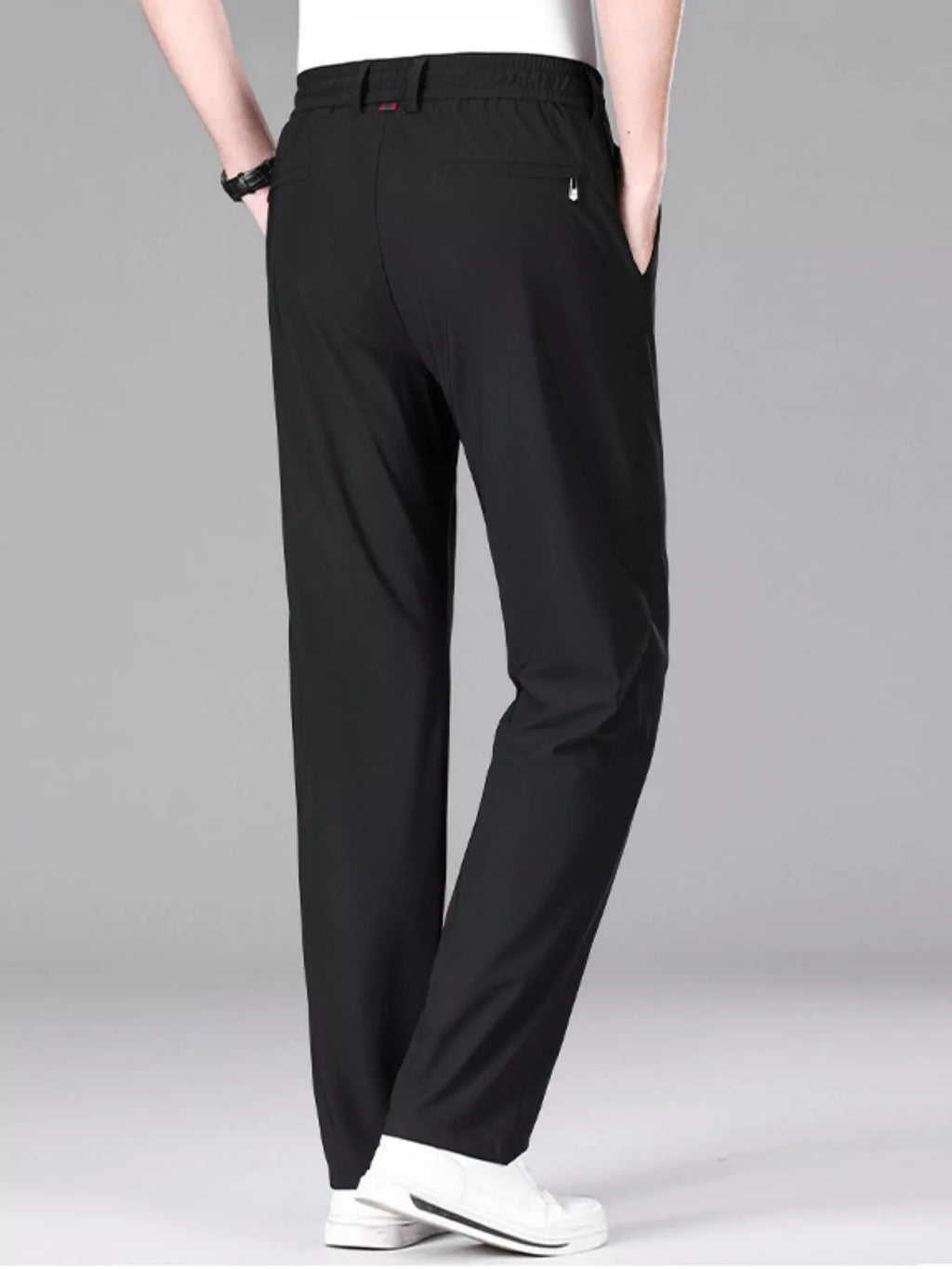 Men's Plus Size Lightweight Drawstring Casual Pants