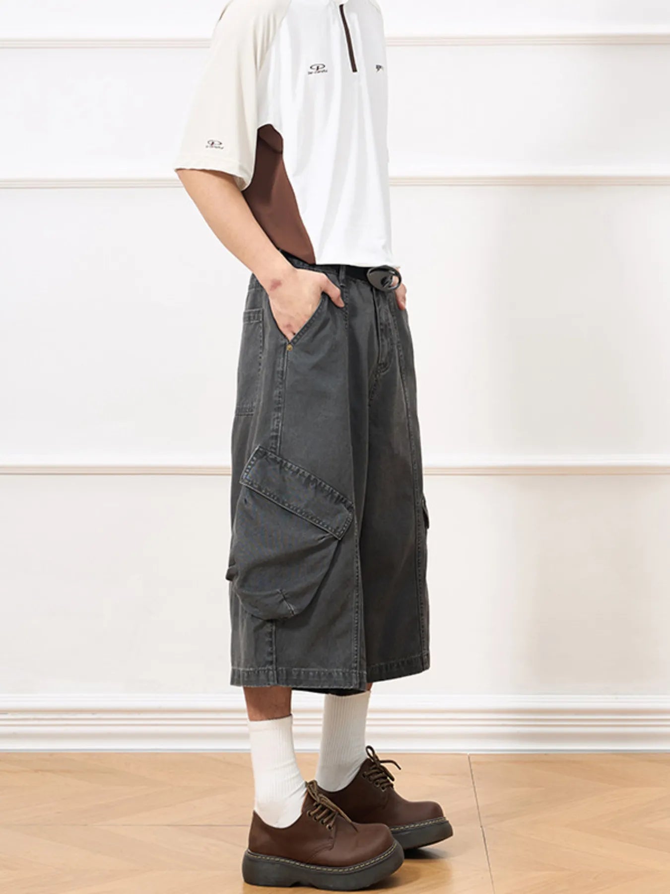 Men's Vintage Washed Cargo Shorts