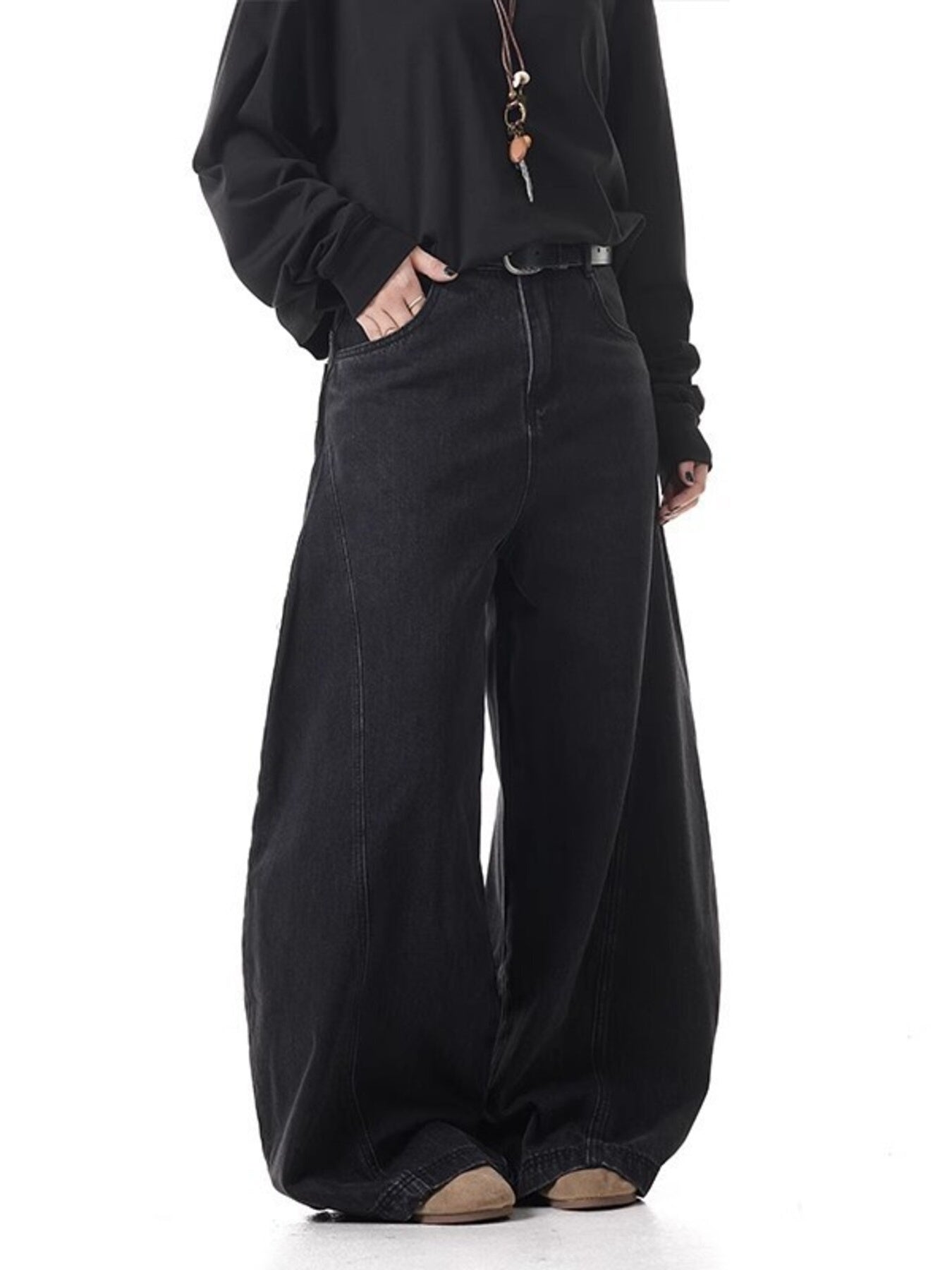Men's Full Size Wide Leg Jeans Plus Size